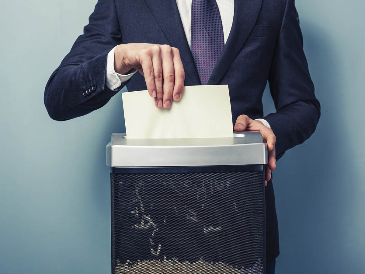 Cómo destruir documentos confidenciales correctamente