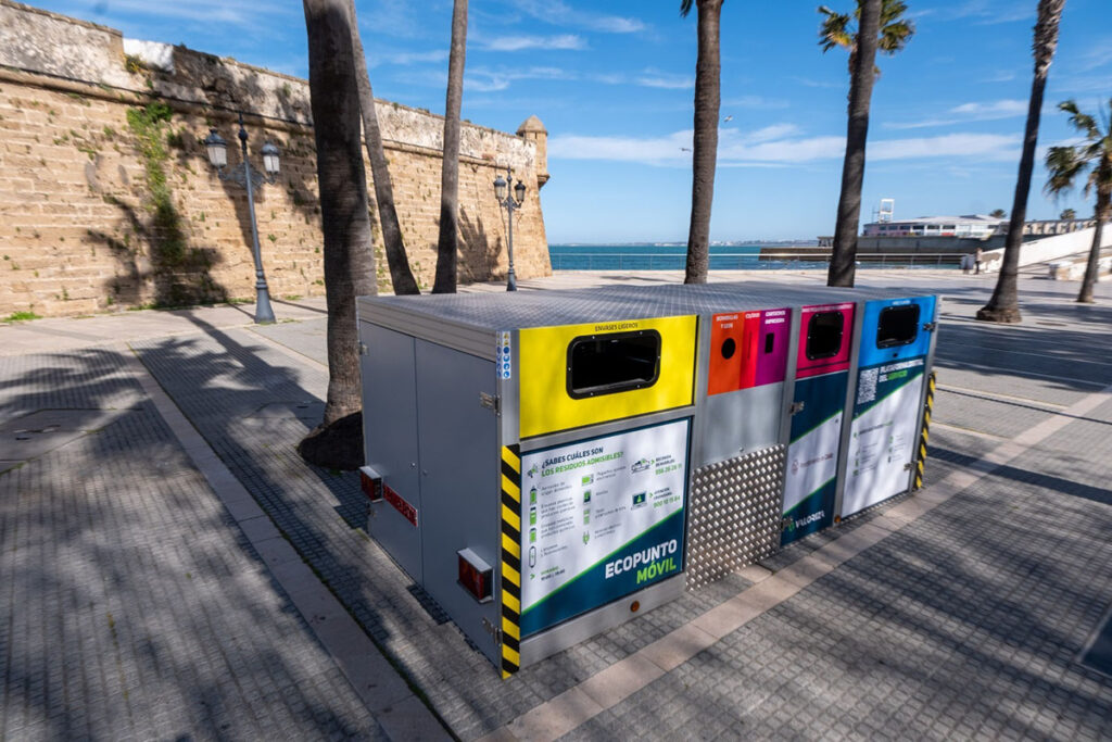 Dónde se suelen colocar los puntos limpios móviles