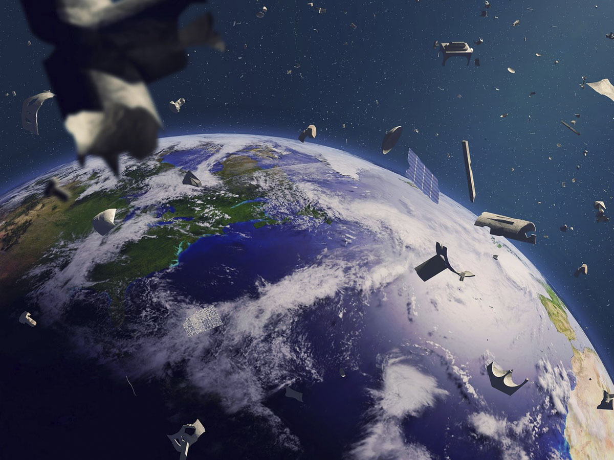 Cuánta chatarra espacial hay en la órbita de La Tierra