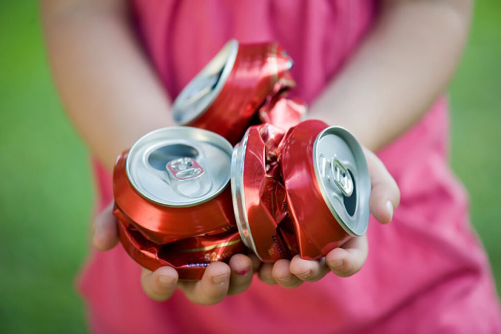Todas las latas de bebidas son reciclables