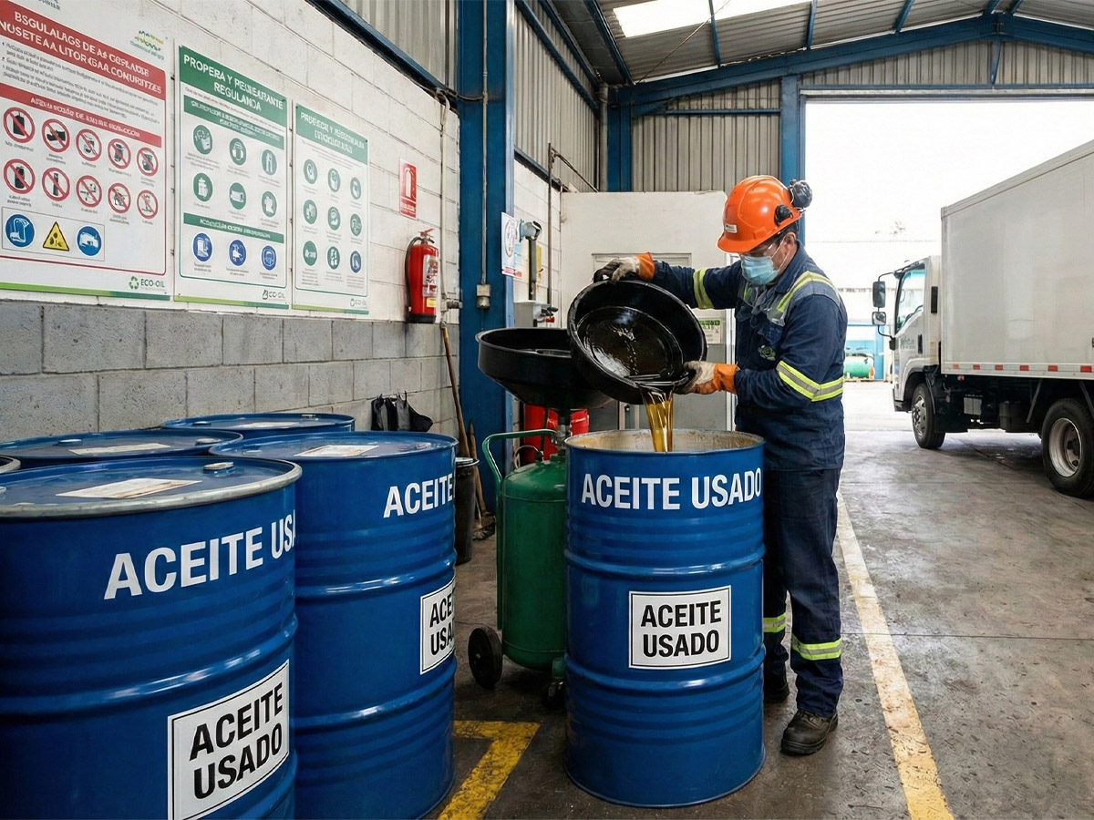 Aceites usados normativa, gestión correcta y gestores autorizados para tu empresa