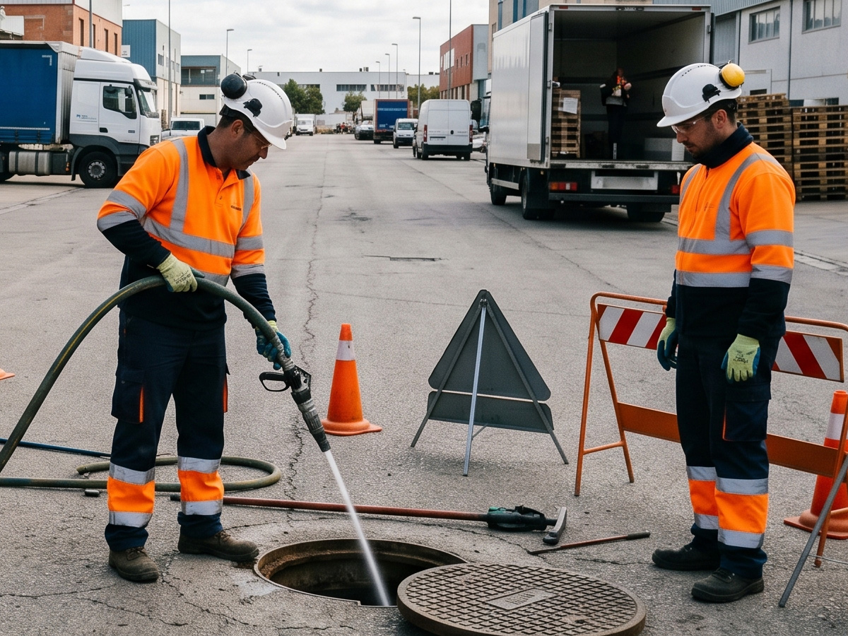 Mantenimiento preventivo de redes de saneamiento en polígonos industriales ahorrar atascos, inundaciones y sanciones