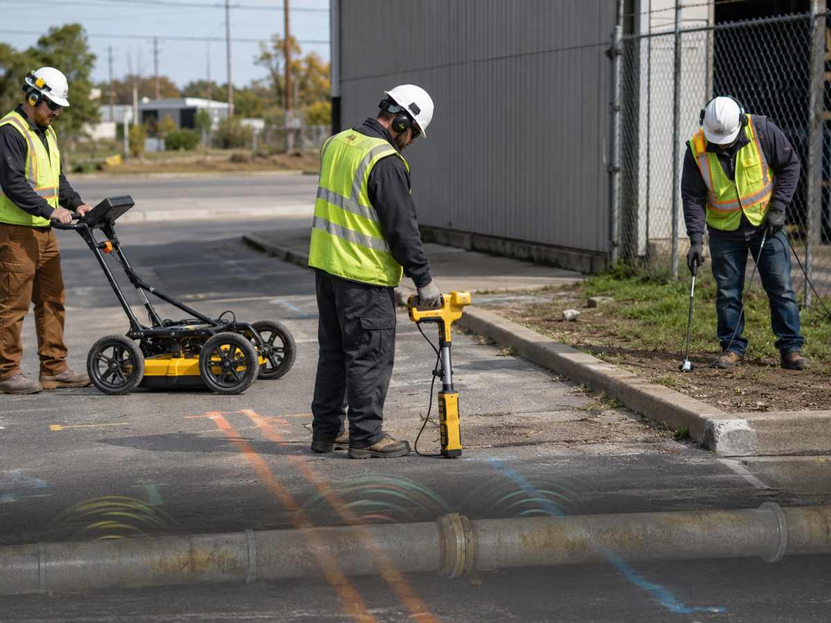 Cómo localizar una tubería enterrada sin planos