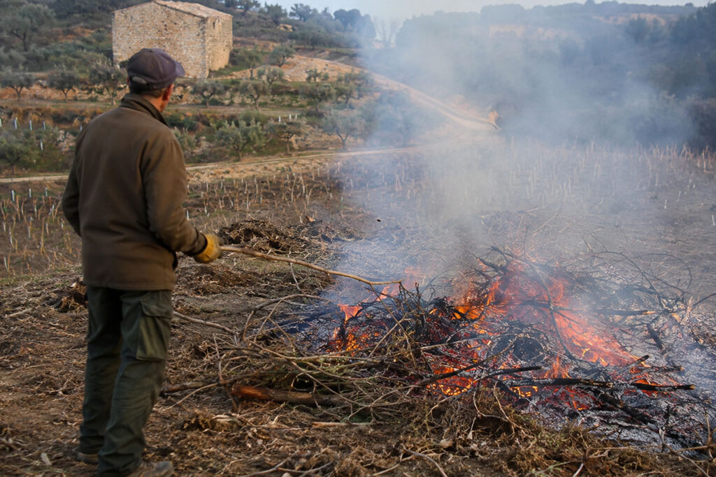 Qué ocurre con las quemas agrícolas en Aragón