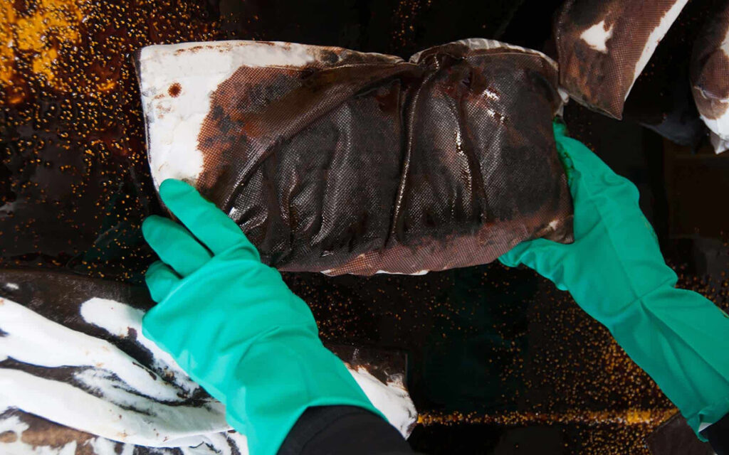 Qué son los absorbentes contaminados con hidrocarburos