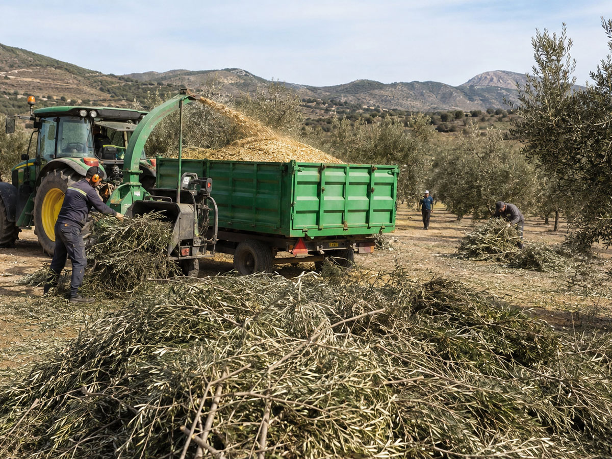 Quema de restos de poda qué dice la ley en Aragón y Cataluña y cómo valorizarlos como biomasa
