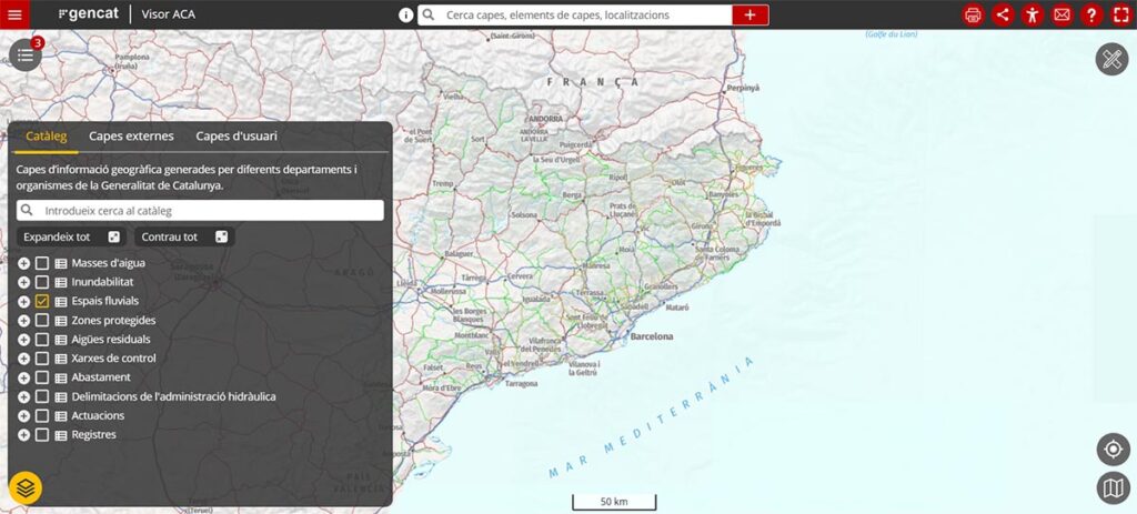 Existe otro visor para Cataluña