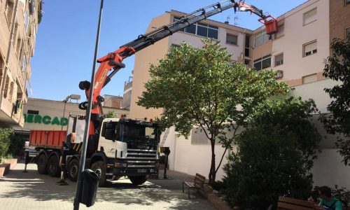 Trabajos con grúas